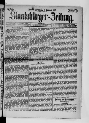 Staatsbürger-Zeitung vom 08.01.1871