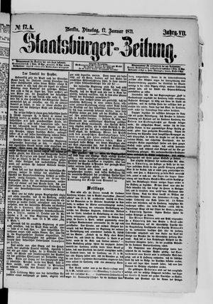 Staatsbürger-Zeitung vom 17.01.1871