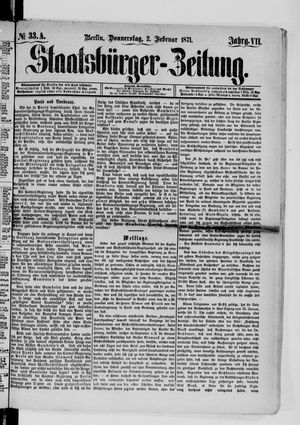 Staatsbürger-Zeitung vom 02.02.1871