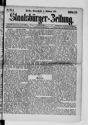 Staatsbürger-Zeitung on Feb 4, 1871