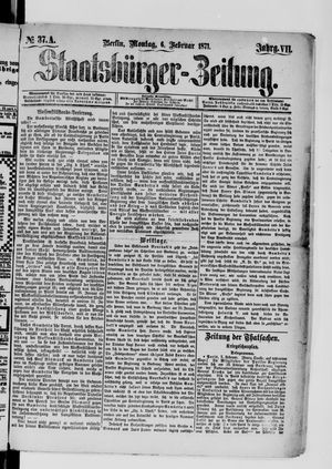 Staatsbürger-Zeitung vom 06.02.1871