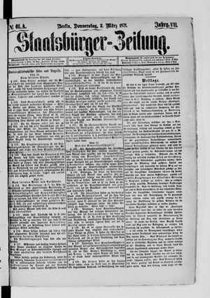 Staatsbürger-Zeitung vom 02.03.1871