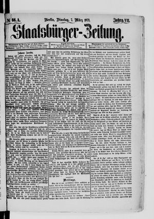 Staatsbürger-Zeitung vom 07.03.1871