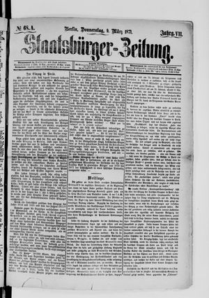 Staatsbürger-Zeitung vom 09.03.1871