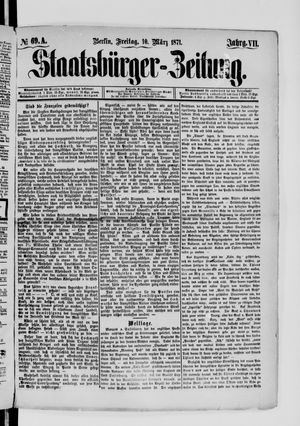 Staatsbürger-Zeitung vom 10.03.1871