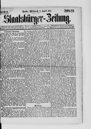 Staatsbürger-Zeitung vom 05.04.1871