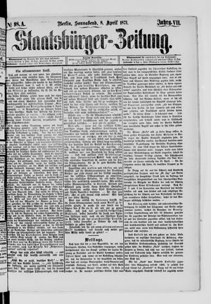 Staatsbürger-Zeitung vom 08.04.1871