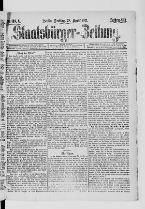 Staatsbürger-Zeitung vom 28.04.1871