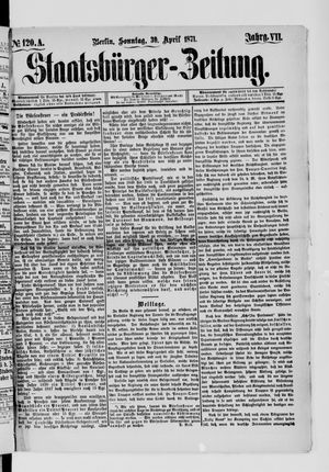Staatsbürger-Zeitung vom 30.04.1871
