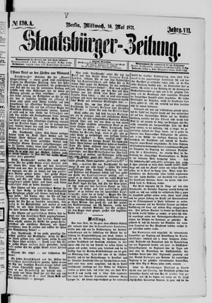 Staatsbürger-Zeitung vom 10.05.1871