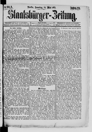 Staatsbürger-Zeitung vom 14.05.1871