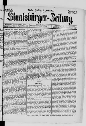 Staatsbürger-Zeitung on Jun 2, 1871
