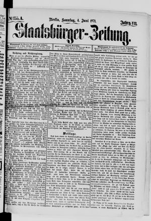 Staatsbürger-Zeitung on Jun 4, 1871