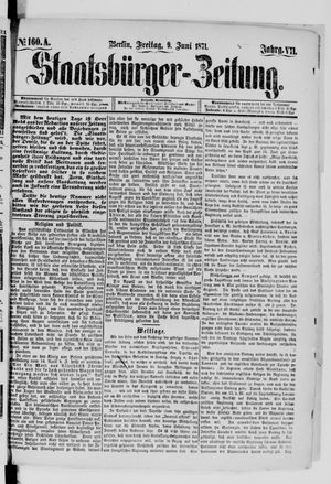 Staatsbürger-Zeitung vom 09.06.1871