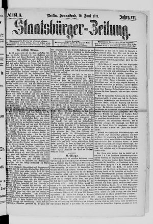 Staatsbürger-Zeitung vom 10.06.1871
