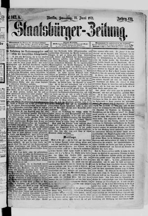 Staatsbürger-Zeitung vom 11.06.1871