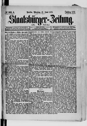 Staatsbürger-Zeitung vom 12.06.1871