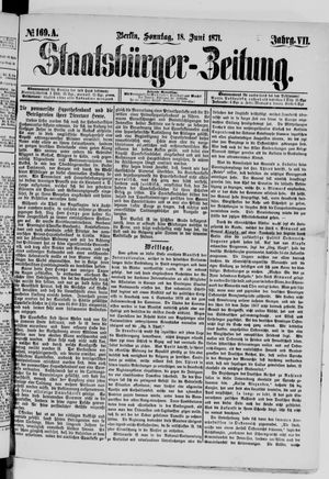 Staatsbürger-Zeitung vom 18.06.1871