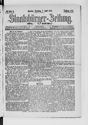 Staatsbürger-Zeitung vom 07.07.1871