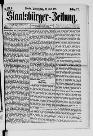 Staatsbürger-Zeitung vom 20.07.1871