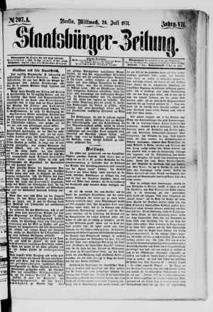 Staatsbürger-Zeitung vom 26.07.1871