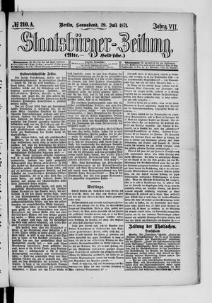 Staatsbürger-Zeitung vom 29.07.1871