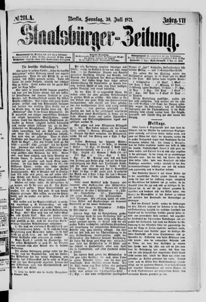 Staatsbürger-Zeitung vom 30.07.1871