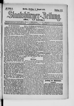 Staatsbürger-Zeitung vom 04.08.1871
