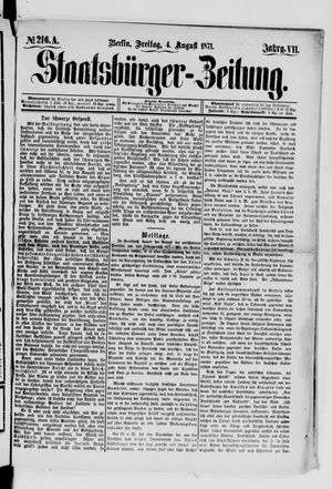 Staatsbürger-Zeitung vom 04.08.1871