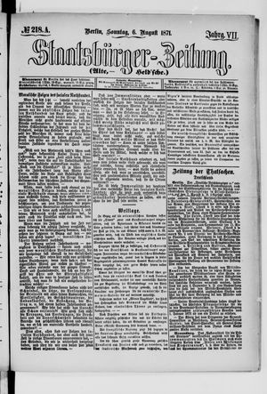 Staatsbürger-Zeitung vom 06.08.1871
