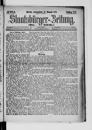 Staatsbürger-Zeitung vom 12.08.1871
