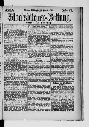 Staatsbürger-Zeitung vom 23.08.1871