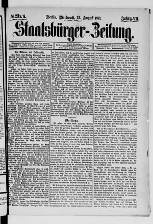 Staatsbürger-Zeitung vom 23.08.1871