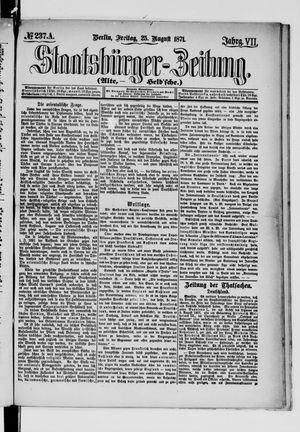 Staatsbürger-Zeitung vom 25.08.1871