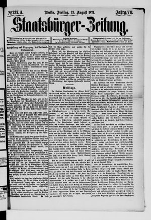 Staatsbürger-Zeitung vom 25.08.1871
