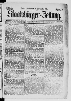 Staatsbürger-Zeitung vom 02.09.1871