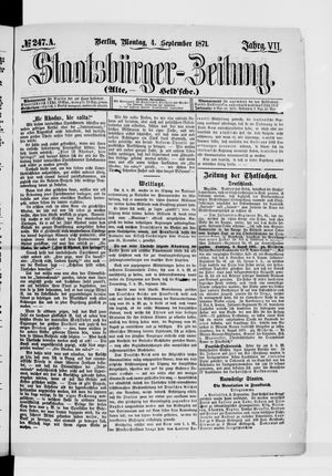 Staatsbürger-Zeitung on Sep 4, 1871