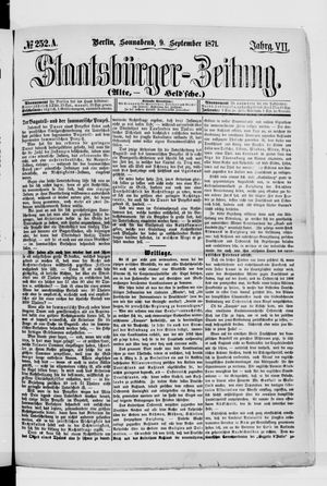 Staatsbürger-Zeitung vom 09.09.1871