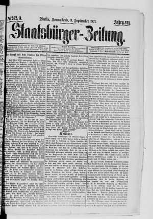 Staatsbürger-Zeitung vom 09.09.1871