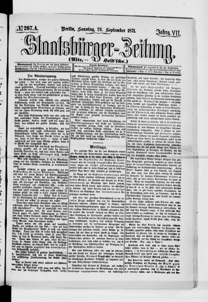 Staatsbürger-Zeitung vom 24.09.1871