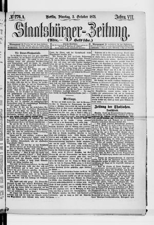 Staatsbürger-Zeitung vom 03.10.1871