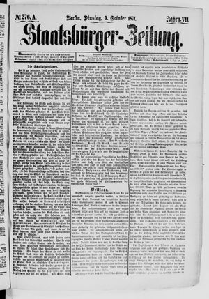 Staatsbürger-Zeitung vom 03.10.1871