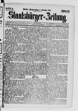 Staatsbürger-Zeitung vom 05.10.1871