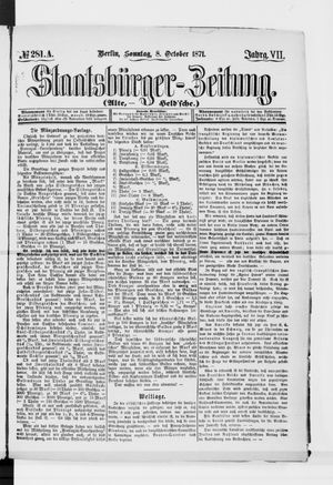 Staatsbürger-Zeitung vom 08.10.1871