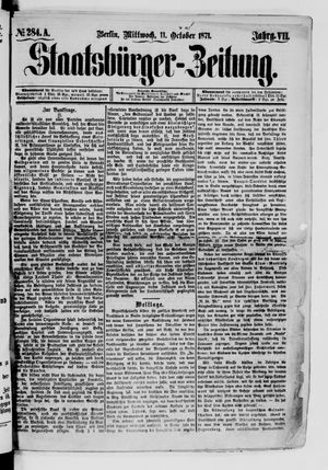 Staatsbürger-Zeitung vom 11.10.1871