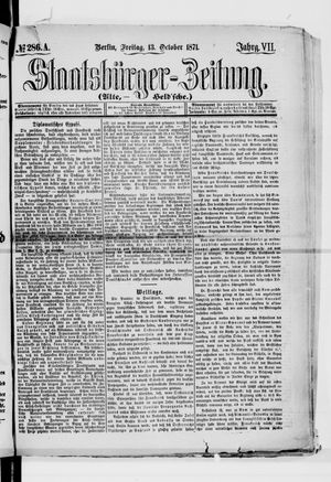 Staatsbürger-Zeitung vom 13.10.1871