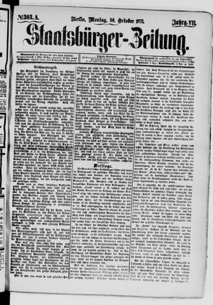 Staatsbürger-Zeitung vom 30.10.1871