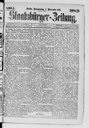 Staatsbürger-Zeitung on Nov 2, 1871