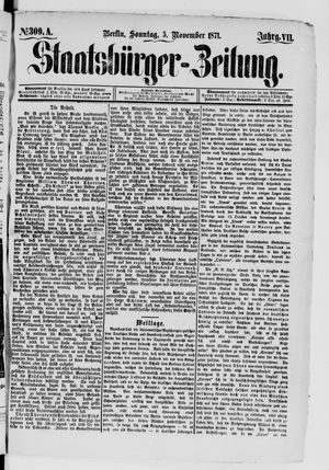Staatsbürger-Zeitung vom 05.11.1871