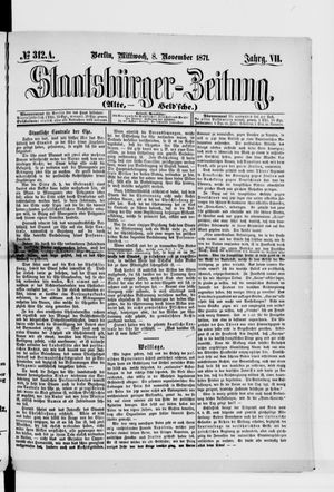 Staatsbürger-Zeitung vom 08.11.1871